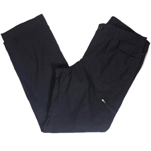 Eddie Bauer Pants - Eddie Bauer Pants Womens 10 Short Black Nylon Stretch Outdoor Hiking Lightweight